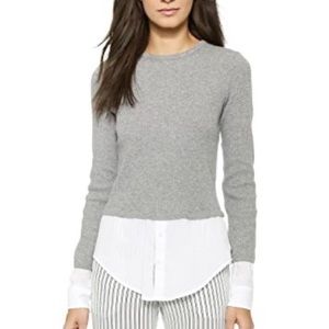 Theory Mikaela Long Sleeve Thermal Tee